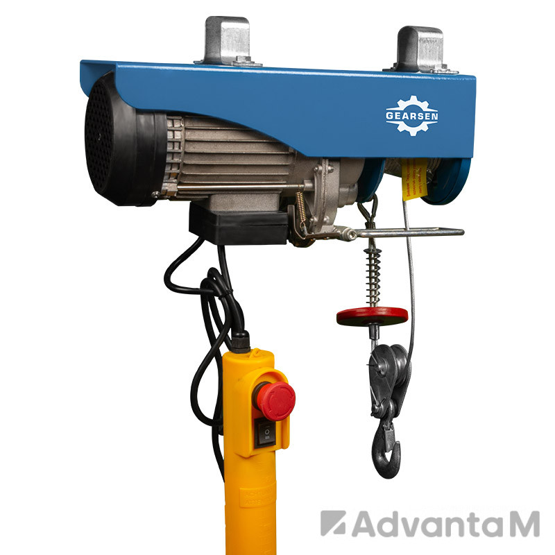 Таль электрическая мини стационарная (220В, 250/500кг, 12/6м) GEARSEN PA 25012 - 1