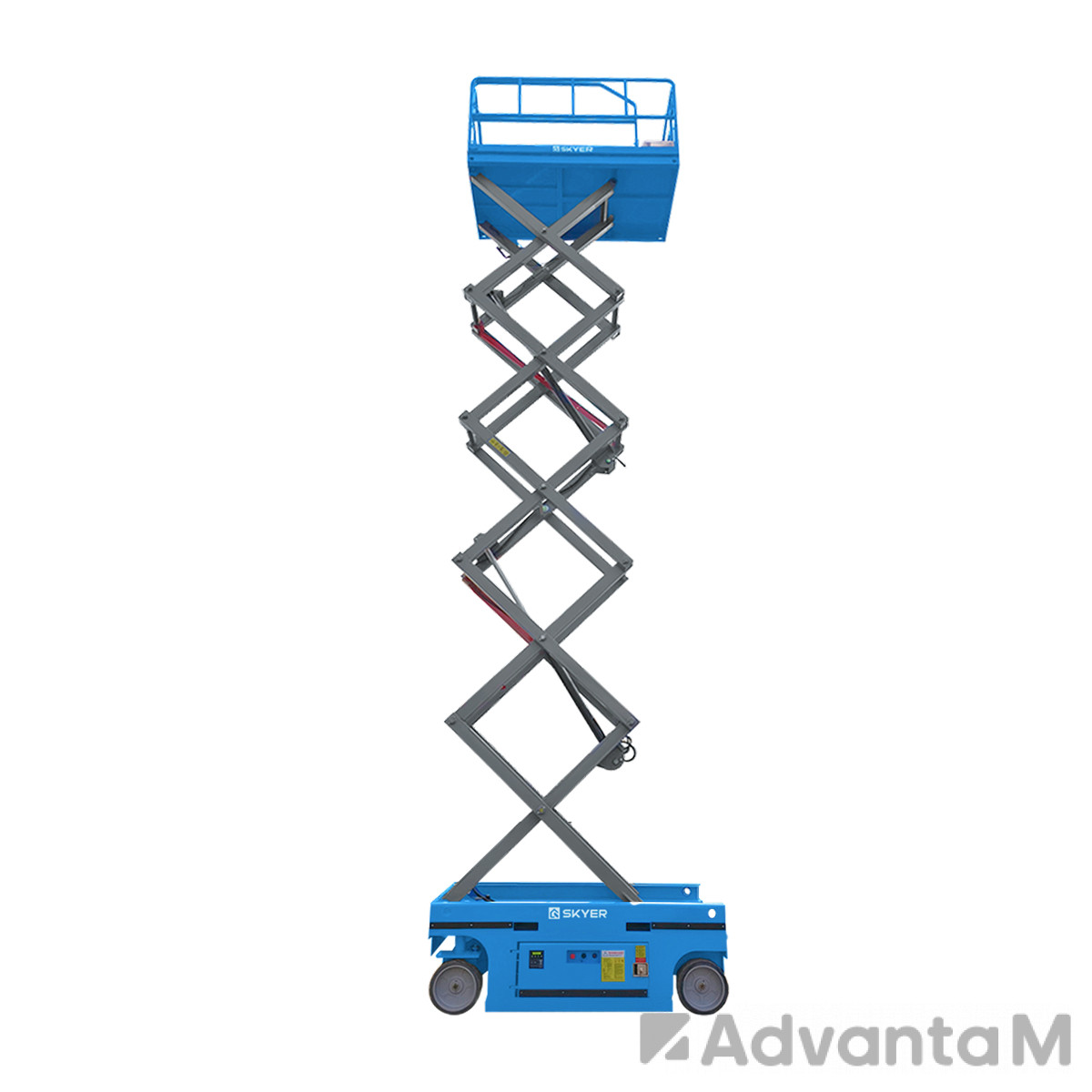 Самоходный ножничный подъемник с выдвижной платформой SKYER PL1023 li-ion - 2