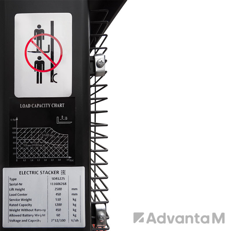 Самоходный штабелер PROLIFT SDR 1525 - 8