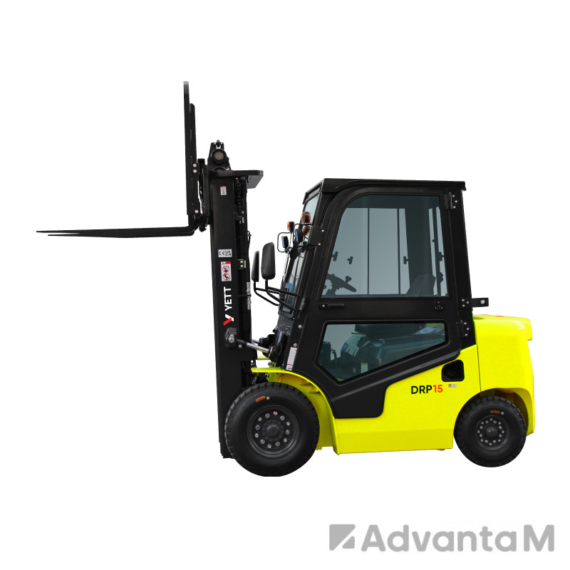 Дизельный погрузчик с кабиной YETT DRP15-WS5K2-M300-3W-K - 2