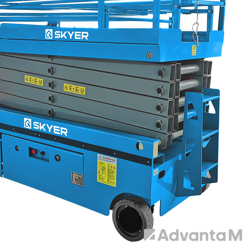 Самоходный ножничный подъемник с выдвижной платформой SKYER PL1245 - 4