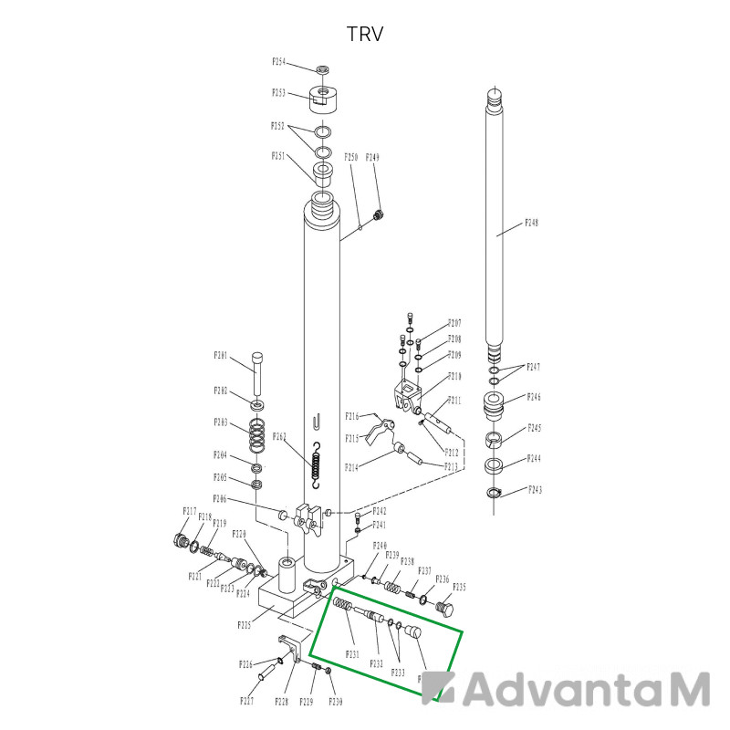 Клапан обратный для TRV  - 1